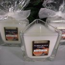 Evergreen Citrus Scented Triangle Glass Jar Candle  7 Oz.