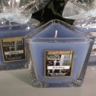 Refreshing Aromatherapy Scented Triangle Glass Jar Candle  7 Oz.