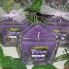 Sweet Pea Scented Triangle Glass Jar Candle  7 Oz.