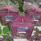 Lavender Scented Triangle Glass Jar Candle  7 Oz.