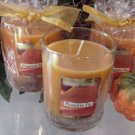 Pumpkin Pie Scented Glass Tumbler Wax Jar Candle 7.5 Oz.