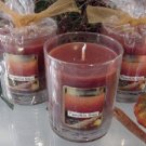Pumpkin Spice Scented Glass Tumbler Wax Jar Candle 7.5 Oz.