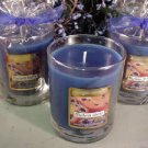 Blueberry Muffin Scented Glass Tumbler Wax Jar Candle 7.5 Oz.