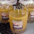 Hazelnut Coffee Scented Glass Tumbler Wax Jar Candle 7.5 Oz.