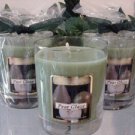 Pear Glaze Scented Glass Tumbler Wax Jar Candle 7.5 Oz.