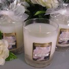 Gardenia Scented Glass Tumbler Wax Jar Candle 7.5 Oz.