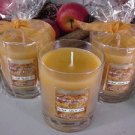 Baked Apple Pie Scented Glass Tumbler Wax Jar Candle 7.5 Oz.