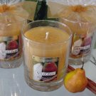 Spiced Pear Scented Glass Tumbler Wax Jar Candle 7.5 Oz.
