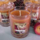 Cinnamon Apple Scented Glass Tumbler Wax Jar Candle 7.5 Oz.