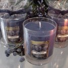 Blueberry Scented Glass Tumbler Wax Jar Candle 7.5 Oz.