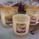 Angel Food Cake Scented Glass Tumbler Wax Jar Candle 7.5 Oz.