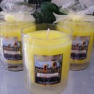Magnolia Scented Glass Tumbler Wax Jar Candle 7.5 Oz.