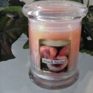 Peach Nectar Scented 8 oz Status Rock Jar Wax Candle