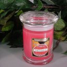Pink Grapefruit Scented 8 oz Status Rock Jar Wax Candle