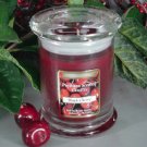 Black Cherry Scented 8 oz Status Rock Jar Wax Candle