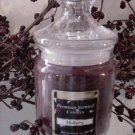 Mulberry Scented Apothecary Glass Jar Wax Candle 9.5 Oz.