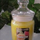 Melon Delight Scented Apothecary Glass Jar Wax Candle 9.5 Oz.