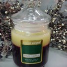 Mulberry/Vanilla Scented Apothecary Glass Jar Wax Candle 9.5 Oz.