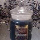 Blueberry Muffin Scented Apothecary Glass Jar Wax Candle 9.5 Oz.