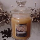 Hazelnut Coffee Scented Apothecary Glass Jar Wax Candle 9.5 Oz.