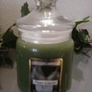 Pear Glaze Scented Apothecary Glass Jar Wax Candle 9.5 Oz.