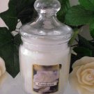 Gardenia Scented Apothecary Glass Jar Wax Candle 9.5 Oz.