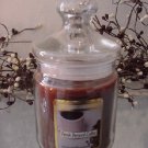 Fresh Brewed Coffee Scented Apothecary Glass Jar Wax Candle 9.5 Oz.