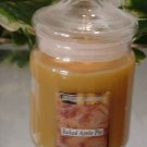 Baked Apple Pie Scented Apothecary Glass Jar Wax Candle 9.5 Oz.