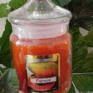 Mango Scented Apothecary Glass Jar Wax Candle 9.5 Oz.