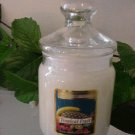 Tropical Fruit Scented Apothecary Glass Jar Wax Candle 9.5 Oz.