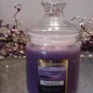 Tranquility Aromatherapy Apothecary Glass Jar Wax Candle 9.5 Oz.