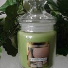 Cucumber Melon Scented Apothecary Glass Jar Wax Candle 9.5 Oz.