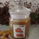 Gingerbread Scented Apothecary Glass Jar Wax Candle 9.5 Oz.