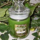 Green Tomatoes Scented Apothecary Glass Jar Wax Candle 9.5 Oz.