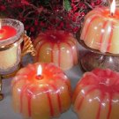 Strawberry Cheesecake Scented Bundt Cake Pillar Candle (9 Oz)