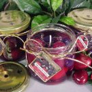 Mixed Berry Scented Gel Wax Candle in Preserve Jar 10 Oz.
