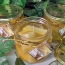 Vanilla Scented Gel Wax Candle in Preserve Jar 10 Oz.