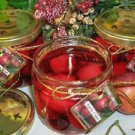 Apple Cider Scented Gel Wax Candle in Preserve Jar 10 Oz.