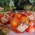 Orange Vanilla Scented Gel Wax Candle in Preserve Jar 10 Oz.
