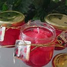 Fresh Floral Scented Gel Wax Candle in Preserve Jar 10 Oz.