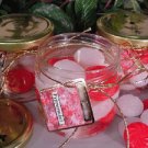 Peppermint Scented Gel Wax Candle in Preserve Jar 10 Oz.