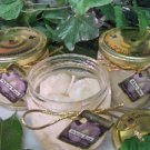 White Rose Scented Gel Wax Candle in Preserve Jar 10 Oz.
