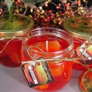 Papaya Scented Gel Wax Candle in Preserve Jar 10 Oz.