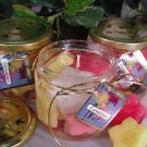 Carnation Scented Gel Wax Candle in Preserve Jar 10 Oz.