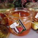 Spiced Pear Scented Gel Wax Candle in Preserve Jar 10 Oz.