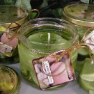 Cucumber Melon Scented Gel Wax Candle in Preserve Jar 10 Oz.
