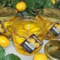 Fresh Lemon Scented Gel Wax Candle in Preserve Jar 10 Oz.