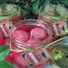 Pink Grapefruit Scented Gel Wax Candle in Preserve Jar 10 Oz.