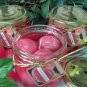 Pink Grapefruit Scented Gel Wax Candle in Preserve Jar 10 Oz.