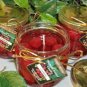 Cranberry Scented Gel Wax Candle in Preserve Jar 10 Oz.